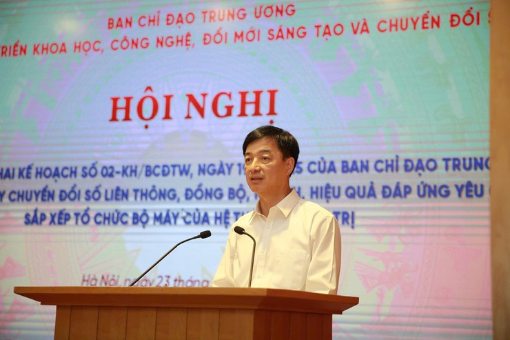 Hội nghị quán triệt triển khai Kế hoạch thúc đẩy chuyển đổi số đáp ứng yêu cầu sắp xếp tổ chức bộ máy của hệ thống chính trị- Ảnh 4.