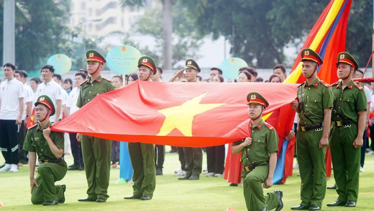 Gần 1.000 cán bộ, chiến sĩ tham gia Hội thao Công an Thủ đô năm 2025- Ảnh 1.
