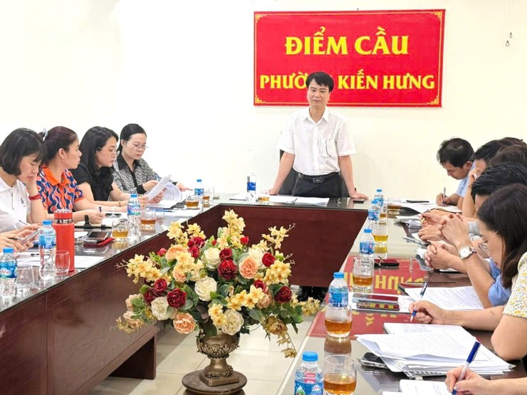 Phường Kiến Hưng (mới) vận hành thử nghiệm các hoạt động sau sắp xếp- Ảnh 2.