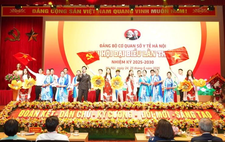 Đại hội Đảng bộ cơ quan Sở Y tế Hà Nội lần thứ V, nhiệm kỳ 2025-2030- Ảnh 1.