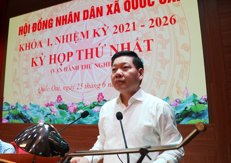Kỳ họp thử nghiệm HĐND xã Quốc Oai: Bước chuẩn bị quan trọng cho nhiệm kỳ mới- Ảnh 2.