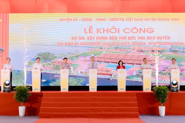 Tổng Bí thư Tô Lâm dự Lễ khởi công xây dựng đền thờ Đức vua Ngô Quyền- Ảnh 6.