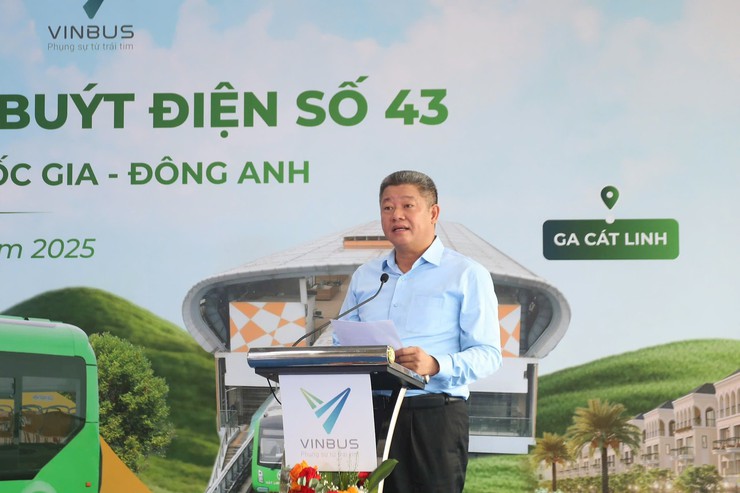 Hà Nội: Khai trương tuyến buýt điện số 43 Kim Mã - Trung tâm Triển lãm quốc gia (Đông Anh)- Ảnh 3.