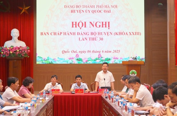 Quốc Oai tăng tốc phát triển kinh tế- Ảnh 1.