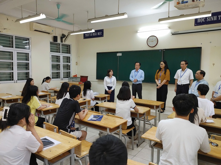 Hà Nội đảm bảo kỳ thi vào lớp 10 THPT diễn ra an toàn, nghiêm túc, đúng quy chế- Ảnh 1.