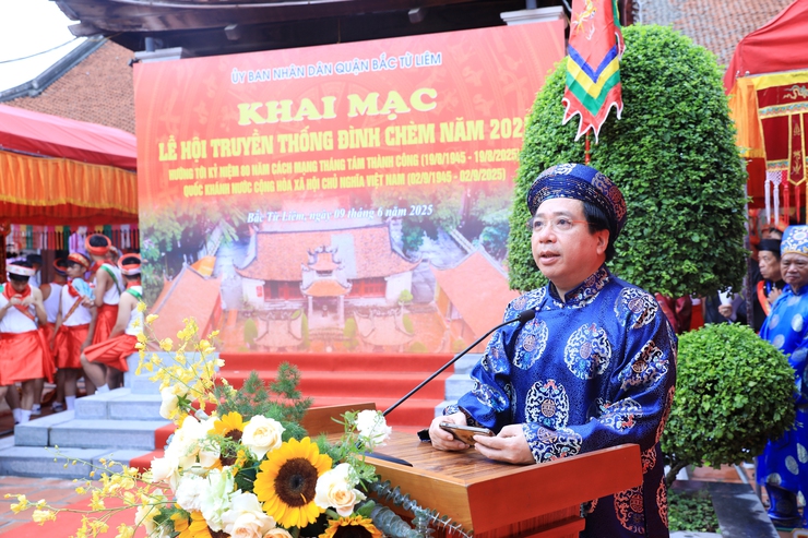 Khai mạc Lễ hội truyền thống Đình chèm năm 2025- Ảnh 1.