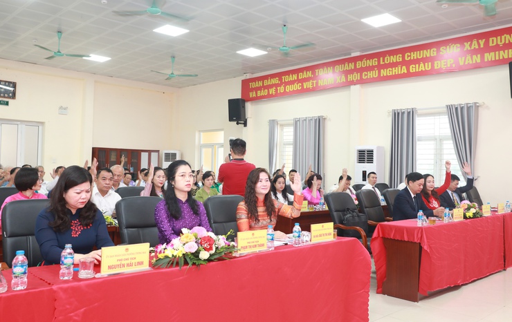 HĐND phường Tương Mai họp phiên thứ nhất- Ảnh 2.