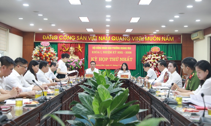 Phường Hoàng Mai: Tập trung cao độ triển khai hiệu quả các nghị quyết- Ảnh 1.