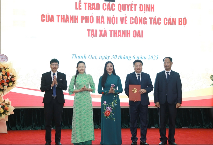 Đồng chí Bùi Hoàng Phan được chỉ định giữ chức Bí thư Đảng ủy, Chủ tịch HĐND xã Thanh Oai- Ảnh 2.