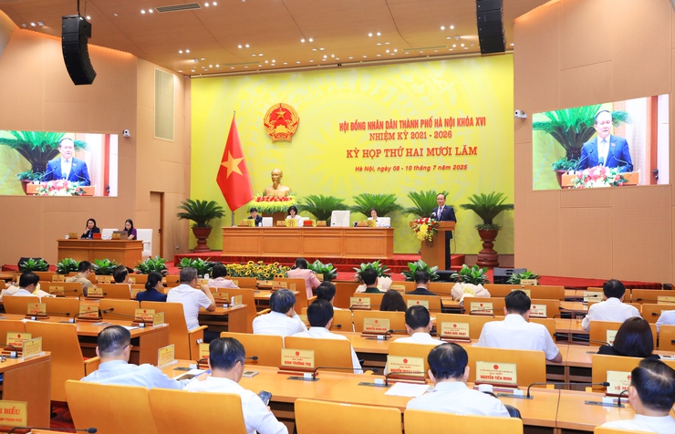 Bế mạc kỳ họp thứ hai mươi lăm, HĐND thành phố Hà Nội- Ảnh 3.