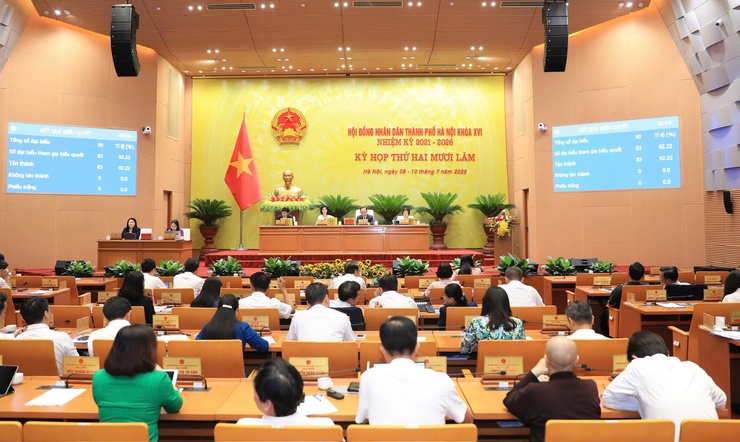 Thông qua Nghị quyết xét tặng Kỷ niệm chương “Vì sự nghiệp xây dựng, bảo vệ và phát triển Thủ đô Hà Nội”- Ảnh 1.