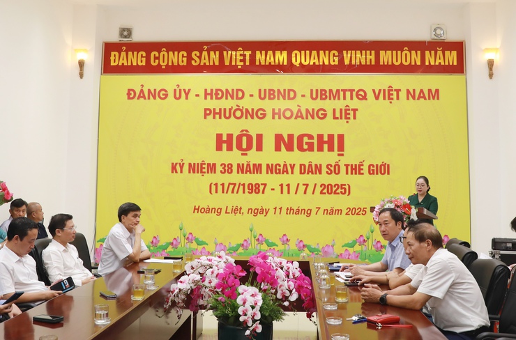 Phường Hoàng Liệt tiếp tục tuyên truyền nâng cao nhận thức về công tác dân số trong tình hình mới- Ảnh 1.