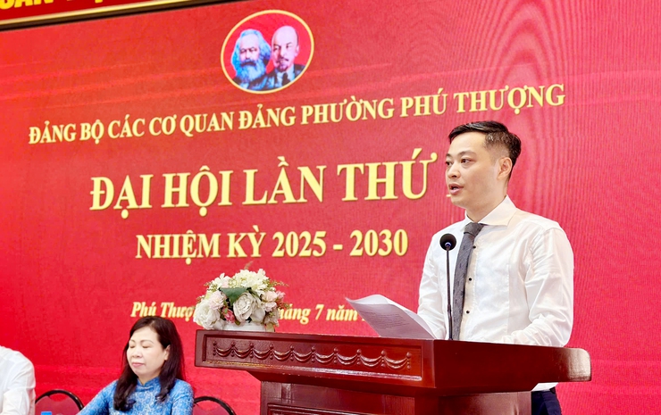 Phường Phú Thượng tổ chức Đại hội Đảng bộ các cơ quan Đảng lần thứ Nhất- Ảnh 3.