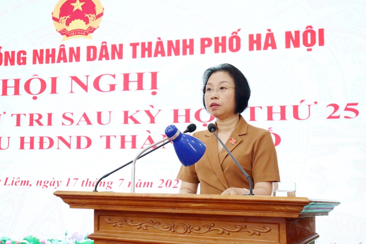 Phó Chủ tịch HĐND Thành phố Phạm Thị Thanh Mai tiếp xúc cử tri các phường Từ Liêm, Xuân Phương, Tây Mỗ, Đại Mỗ- Ảnh 3.