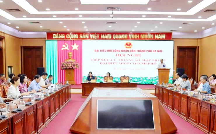 Phó Chủ tịch HĐND Thành phố Phạm Thị Thanh Mai tiếp xúc cử tri các phường Từ Liêm, Xuân Phương, Tây Mỗ, Đại Mỗ- Ảnh 1.