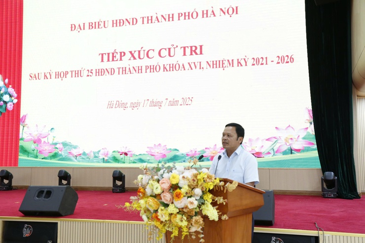 Cử tri 5 phường đánh giá cao kỳ họp thứ hai mươi lăm HĐND thành phố Hà Nội- Ảnh 4.