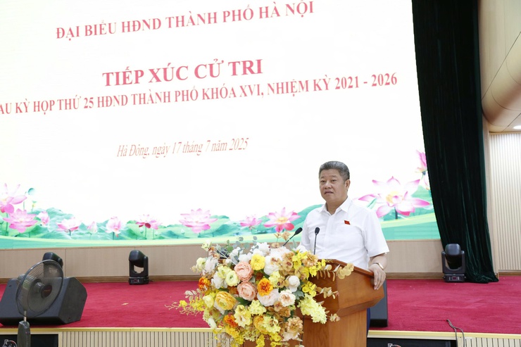 Cử tri 5 phường đánh giá cao kỳ họp thứ hai mươi lăm HĐND thành phố Hà Nội- Ảnh 5.