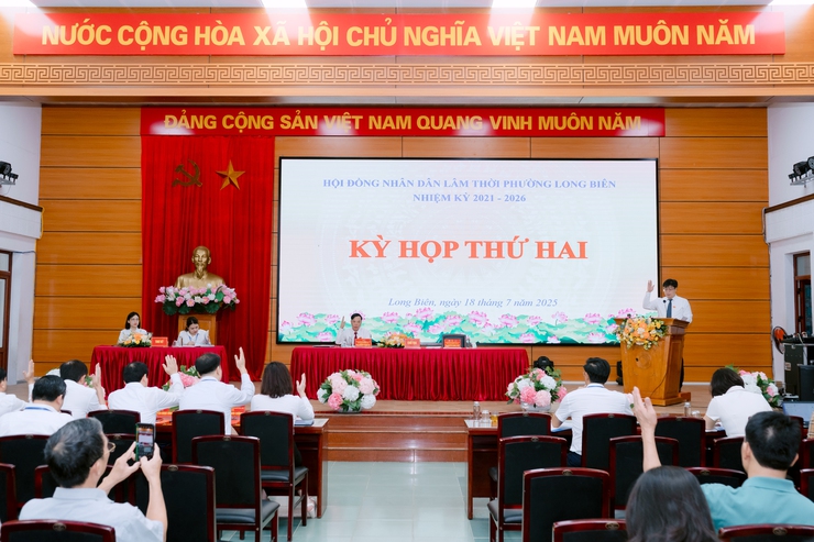 HĐND phường Long Biên quyết nghị nhiều nội dung quan trọng phát triển địa phương- Ảnh 4.