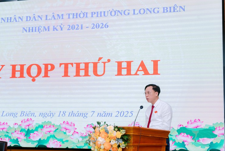 HĐND phường Long Biên quyết nghị nhiều nội dung quan trọng phát triển địa phương- Ảnh 2.