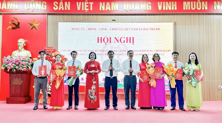 Xã Đại Thanh công bố các quyết định bổ nhiệm, kiện toàn tổ chức- Ảnh 3.