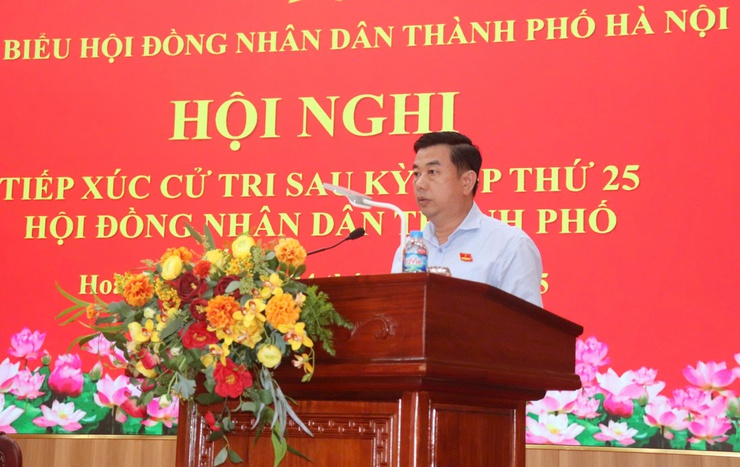 Đại biểu HĐND Thành phố tiếp xúc cử tri 7 phường sau kỳ họp thứ 25- Ảnh 2.