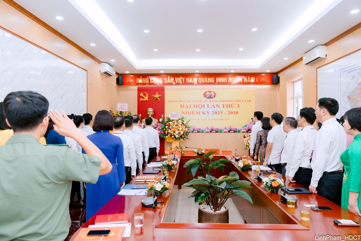Đại hội Đảng bộ các Cơ quan Đảng phường Phúc Lợi nhiệm kỳ 2025-2030 thành công tốt đẹp- Ảnh 1.