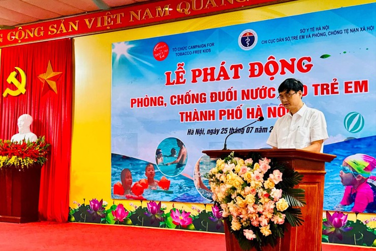 Hà Nội phát động phòng, chống đuối nước cho trẻ em- Ảnh 1.