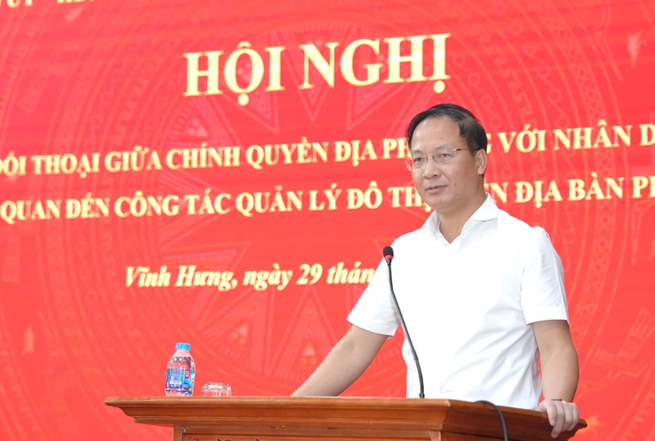 Phường Vĩnh Hưng: Đối thoại để lắng nghe người dân hiến kế- Ảnh 1.