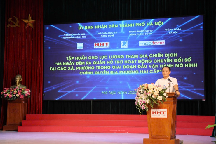 Hà Nội khởi động chiến dịch "45 ngày đêm" thúc đẩy chuyển đổi số tại các xã, phường- Ảnh 3.