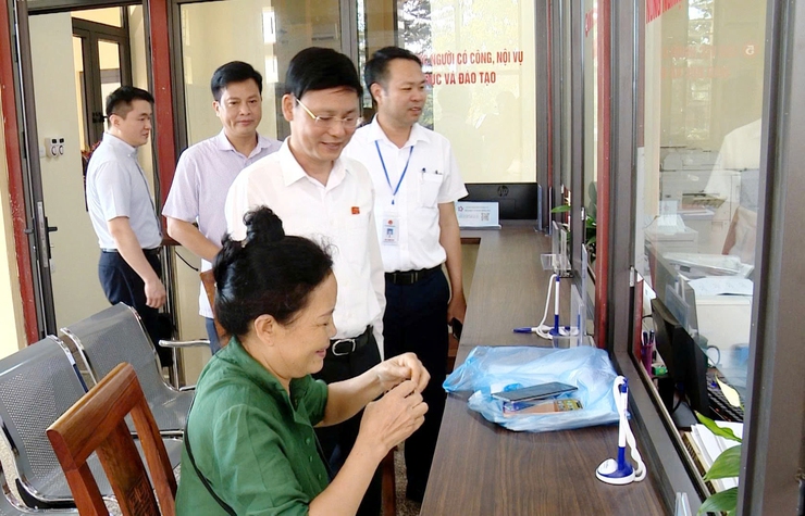 Thường trực HĐND Thành phố khảo sát về tổ chức và hoạt động của HĐND xã Hòa Lạc- Ảnh 2.