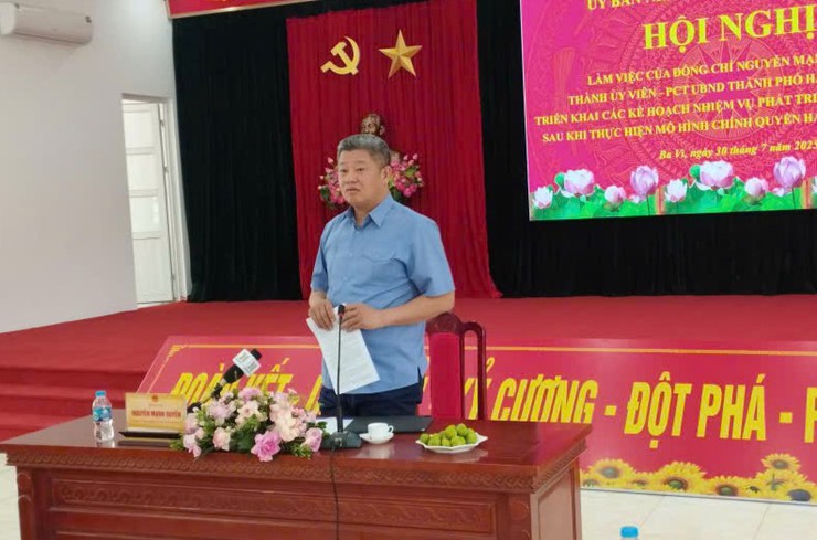 Xã Ba Vì cần nỗ lực hơn nữa để phát triển với tiềm năng, thế mạnh vốn có- Ảnh 2.