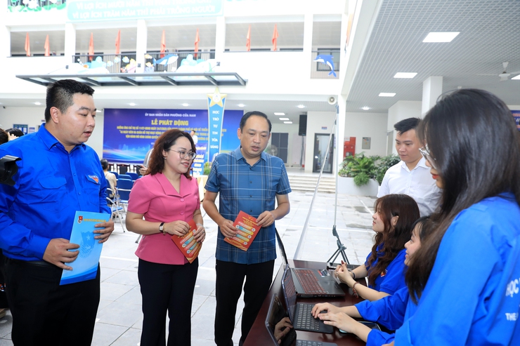 Chuyển đổi số đến từng ngõ, gõ từng nhà: Phường Cửa Nam khởi động chiến dịch 45 ngày đêm cao điểm- Ảnh 5.