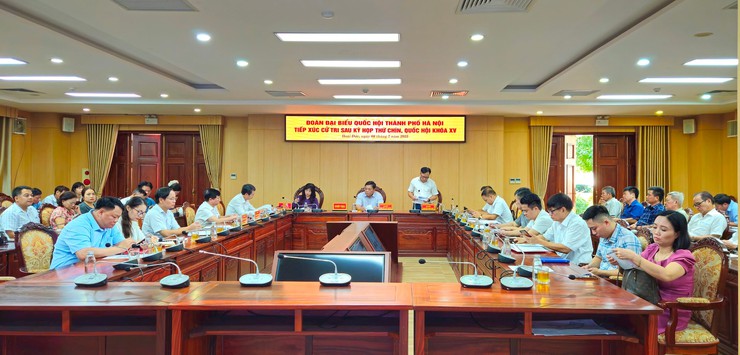 Cử tri 10 xã, phường Hà Nội kiến nghị nhiều vấn đề liên quan đến vận hành chính quyền hai cấp- Ảnh 1.