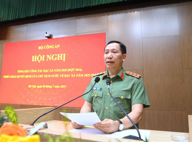 Triển khai công tác đặc xá đợt 2 năm 2025 đảm bảo chặt chẽ, khách quan, đúng quy định- Ảnh 1.