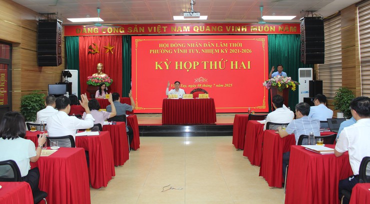 Phường Vĩnh Tuy: Quyết tâm cao nhất hoàn thành nhiệm vụ phát triển kinh tế-xã hội năm 2025- Ảnh 1.