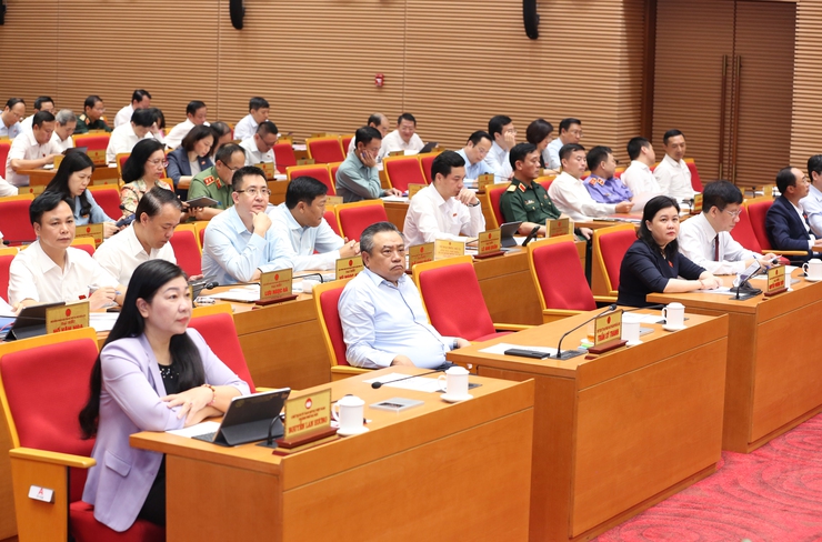 HĐND Thành phố chất vấn 2 nhóm vấn đề quan trọng- Ảnh 1.