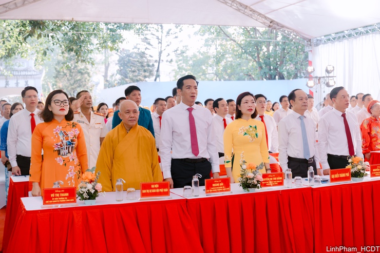 Long Biên khởi công dự án tu bổ, tôn tạo di tích đền Trấn Vũ chào mừng Đại hội đại biểu Đảng bộ phường lần thứ I- Ảnh 1.