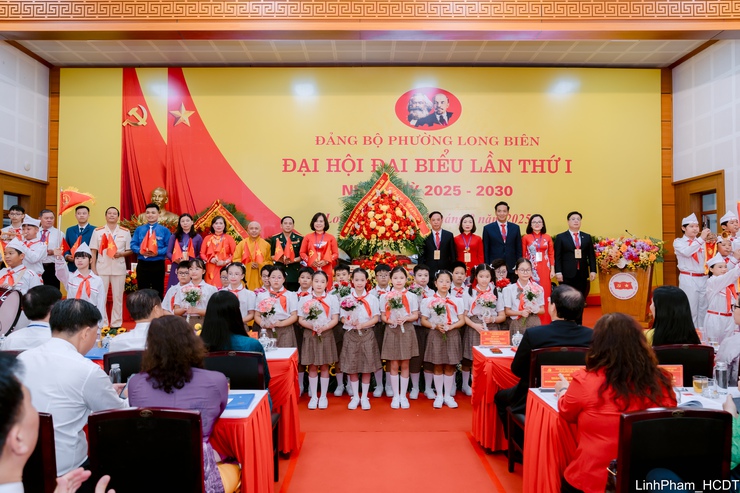 Đại hội Đảng bộ phường Long Biên lần thứ I: Quyết tâm xây dựng đô thị “Xanh - Văn minh - Hiện đại”- Ảnh 8.