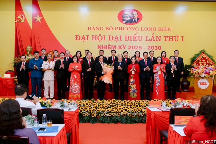 Đại hội Đảng bộ phường Long Biên lần thứ I: Quyết tâm xây dựng đô thị “Xanh - Văn minh - Hiện đại”- Ảnh 14.