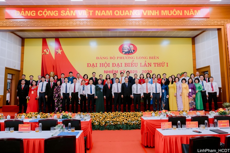 Đại hội Đảng bộ phường Long Biên lần thứ I: Quyết tâm xây dựng đô thị “Xanh - Văn minh - Hiện đại”- Ảnh 15.