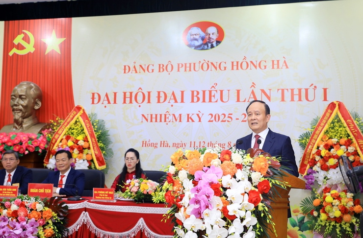 Hồng Hà cần rà soát hiện trạng, quy hoạch, bám sát Luật Thủ đô để định hướng phát triển đô thị phường trong nhiệm kỳ tới- Ảnh 4.