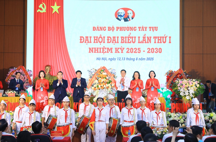 Đại hội Đảng bộ phường Tây Tựu: Khơi dậy khát vọng vươn tầm- Ảnh 3.