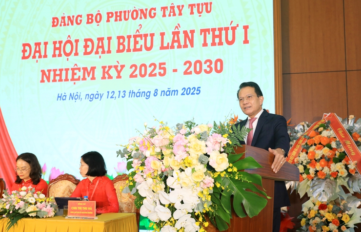 Đại hội Đảng bộ phường Tây Tựu: Khơi dậy khát vọng vươn tầm- Ảnh 4.