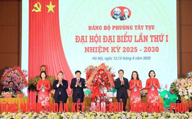 Đại hội Đảng bộ phường Tây Tựu: Khơi dậy khát vọng vươn tầm- Ảnh 2.