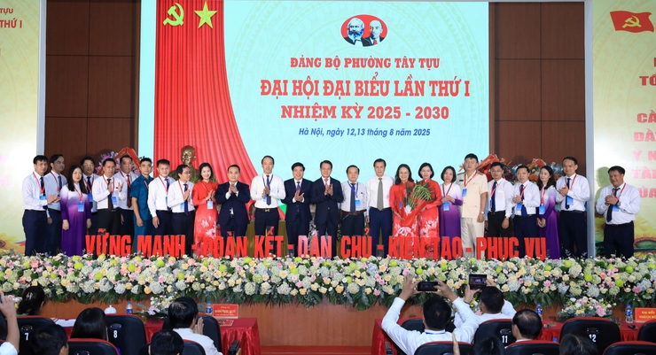 Đại hội Đảng bộ phường Tây Tựu: Khơi dậy khát vọng vươn tầm- Ảnh 5.