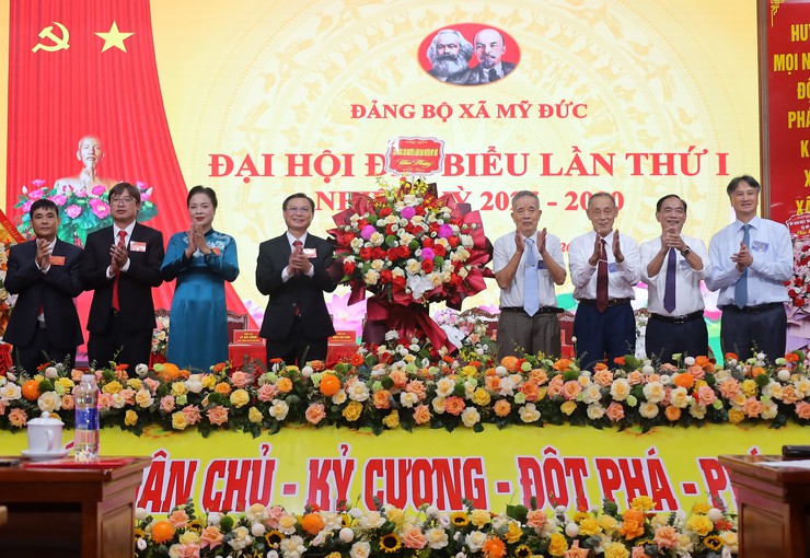 Xã Mỹ Đức: Khai thác tiềm năng, tạo đột phá trong nhiệm kỳ mới- Ảnh 2.