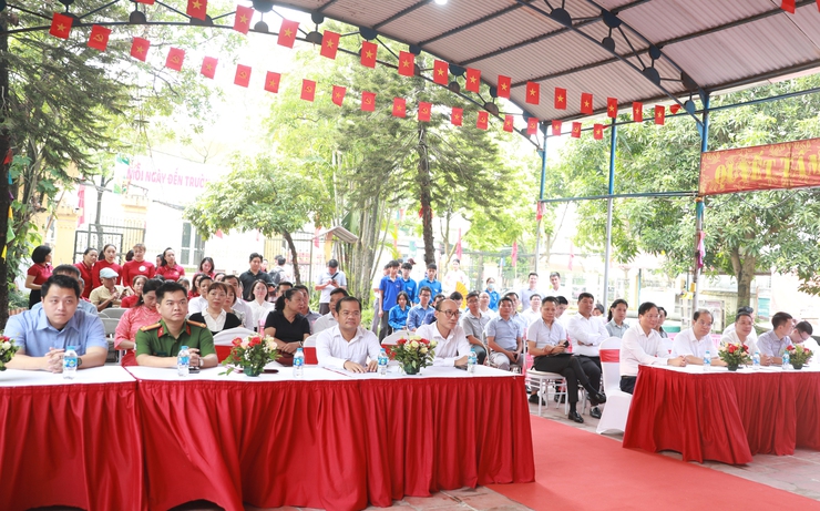 Phường Vĩnh Hưng khởi công dự án trường học đầu tiên- Ảnh 1.