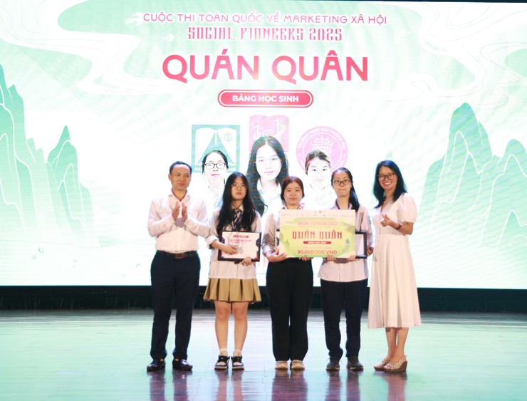 Chung kết Cuộc thi toàn quốc về Marketing xã hội Social Pioneers 2025- Ảnh 6.