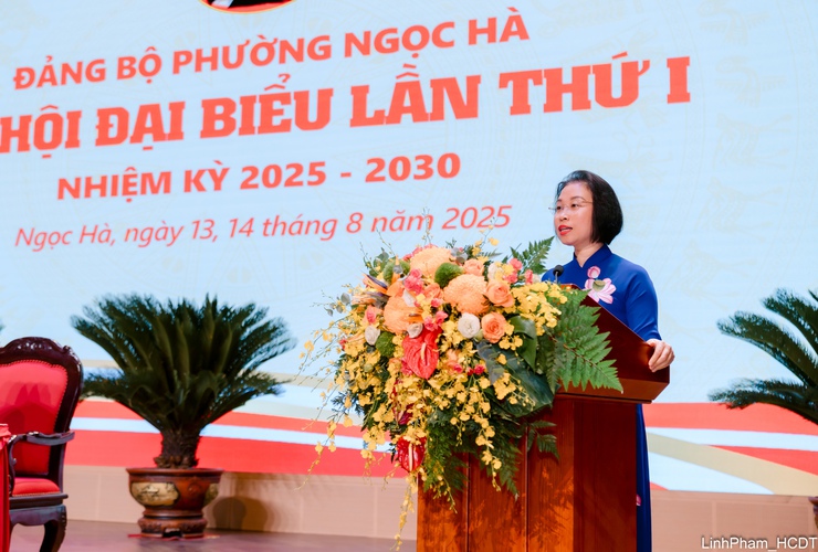 Đại hội đại biểu Đảng bộ phường Ngọc Hà nhiệm kỳ 2025-2030 thành công tốt đẹp- Ảnh 6.