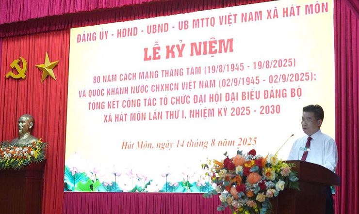 Hát Môn hướng tới phát triển bền vững sau thành công Đại hội Đảng bộ xã- Ảnh 2.